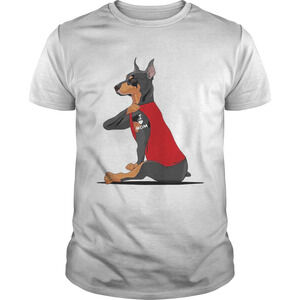 Dobermann Tattoos I Love Mom Shirt